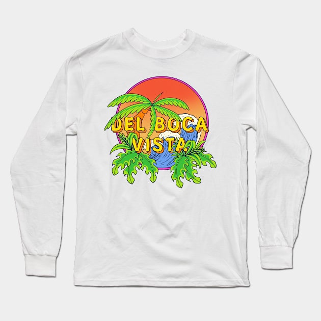 Del Boca Vista - Nature Style Fan Art Design Long Sleeve T-Shirt by margueritesauvages